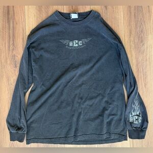 Orange County Choppers New York‎ Long Sleeve Men’s Large Flames Biker Y2K XL